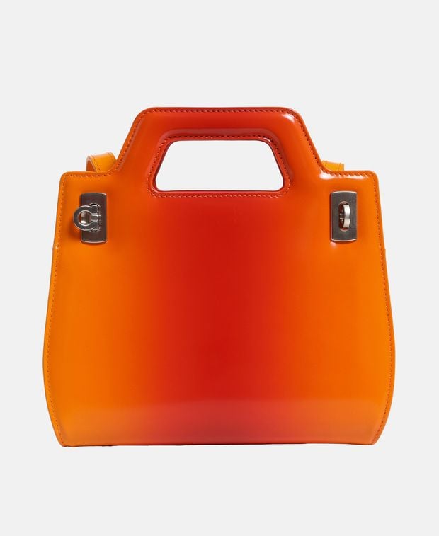 Salvatore Ferragamo Leather handbag Pumpkin Orange