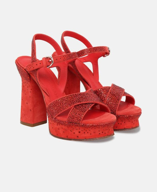 Salvatore Ferragamo Sonya Ankle strap sandals Red