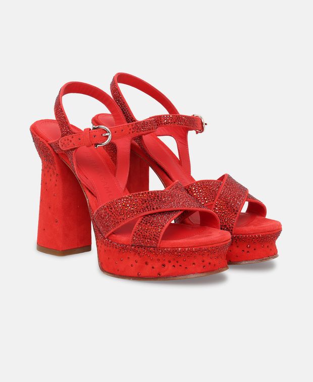 Salvatore Ferragamo Sonya Cr Ankle strap sandals Red