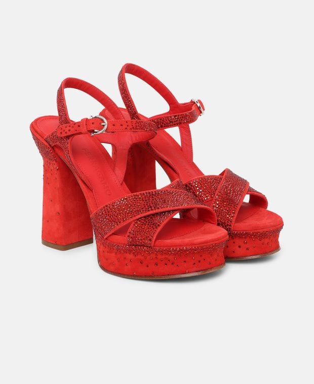 Salvatore Ferragamo Sonya CR Heeled sandals Red