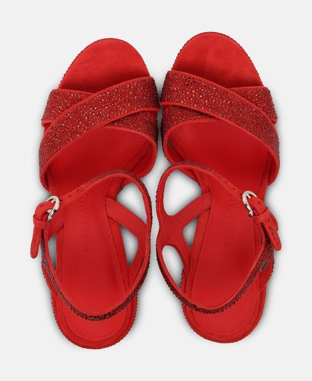 Salvatore Ferragamo Sonya CR Heeled sandals Red