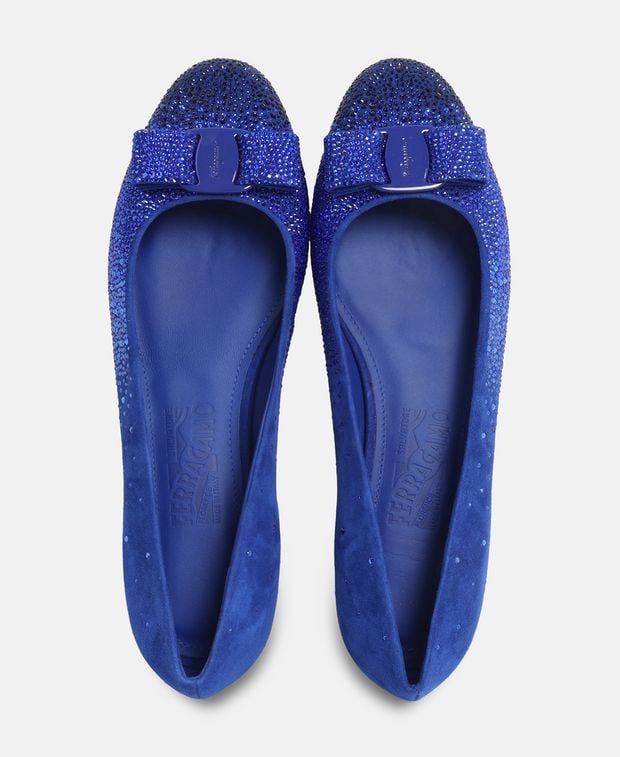 Salvatore Ferragamo Varina Swa Ballet flats Indigo