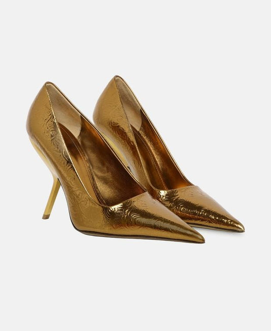 Salvatore Ferragamo Eva X5 Pumps Gold