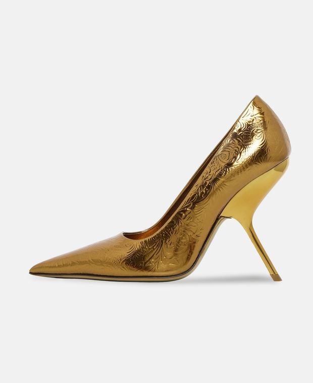 Salvatore Ferragamo Eva X5 Pumps Gold