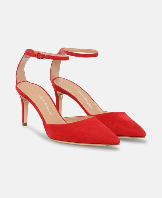 Salvatore Ferragamo Iman 70 Pumps Red