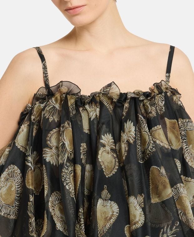 Dolce & Gabbana Silk-blend dress