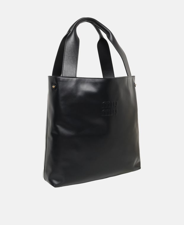 Miu Miu Leather shopper Sacca