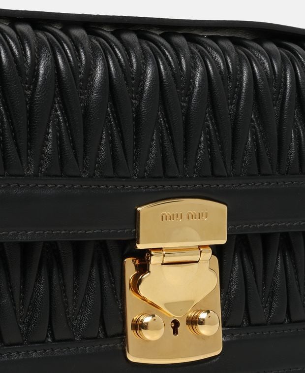 Miu Miu Leather cross body bag Matelassé