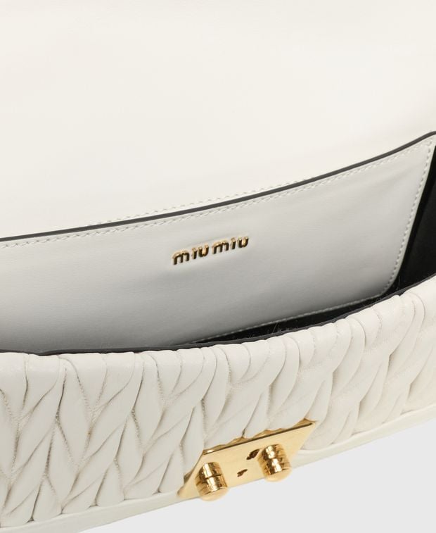 Miu Miu Leather cross body bag Matelassé