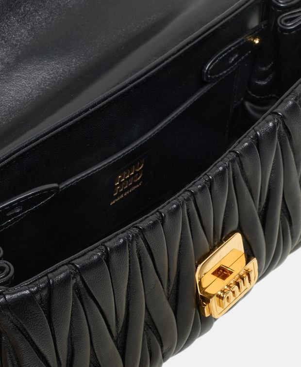 Miu Miu Leather cross body bag Matelassé