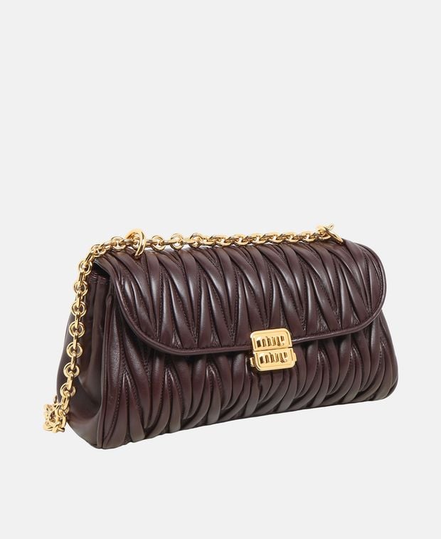 Miu Miu Leather cross body bag Matelassé
