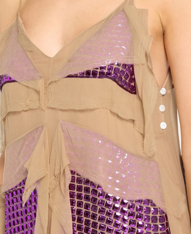 Lanvin Sleeveless Silk Shirt Blouse