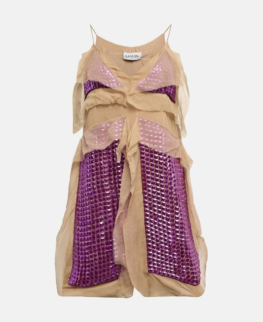 Lanvin Sleeveless Silk Shirt Blouse