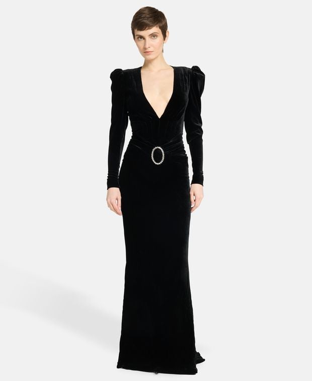Alessandra Rich Silk-blend dress