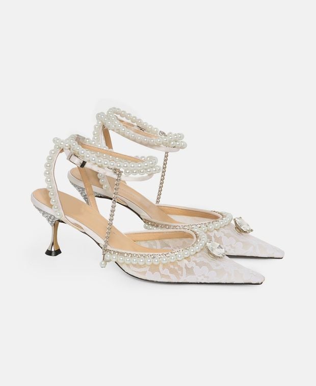 Mach & Mach Ankle strap pump Elizabeth