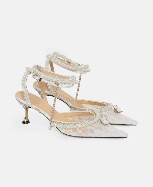 Mach & Mach Ankle strap pump Elizabeth