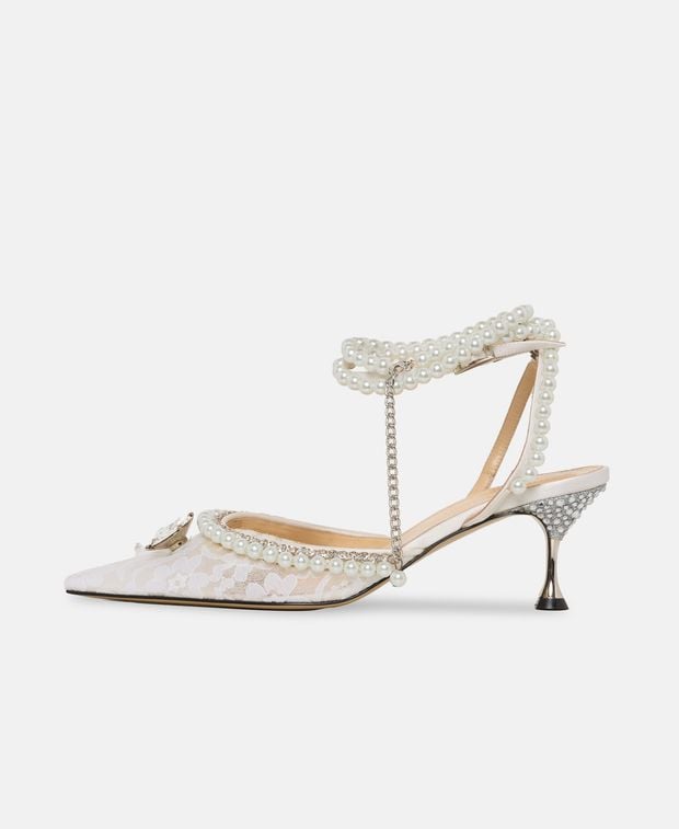 Mach & Mach Ankle strap pump Elizabeth
