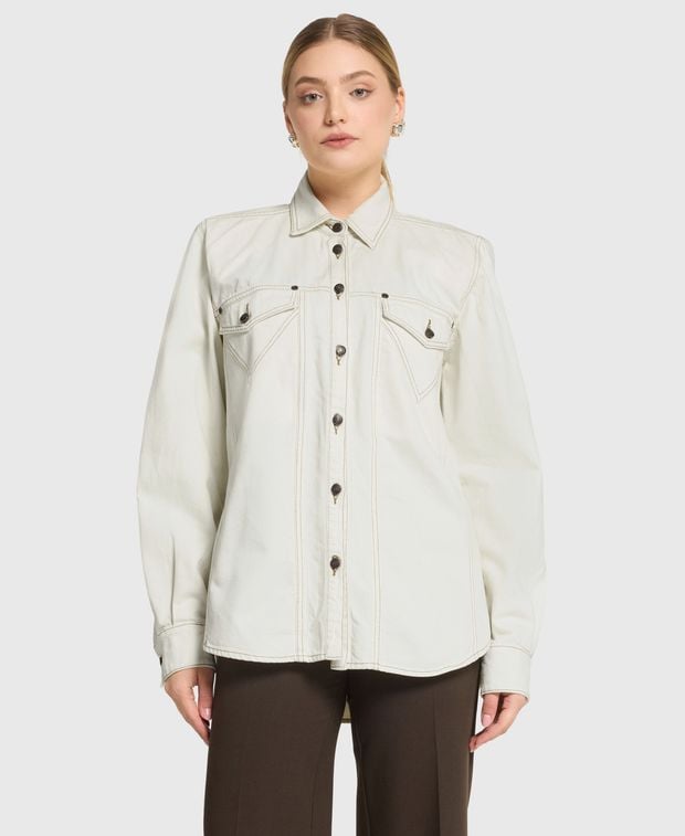 Magda Butrym Denim shacket