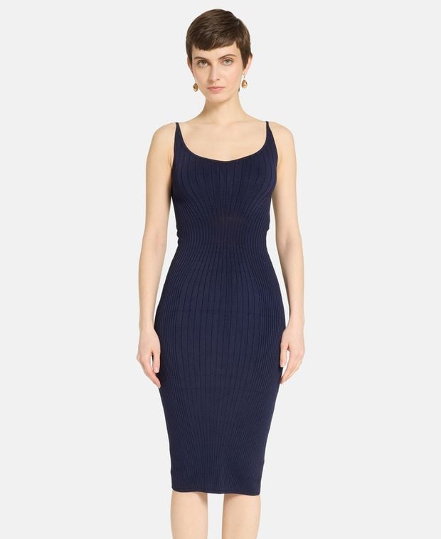 Mugler Ribbed dress