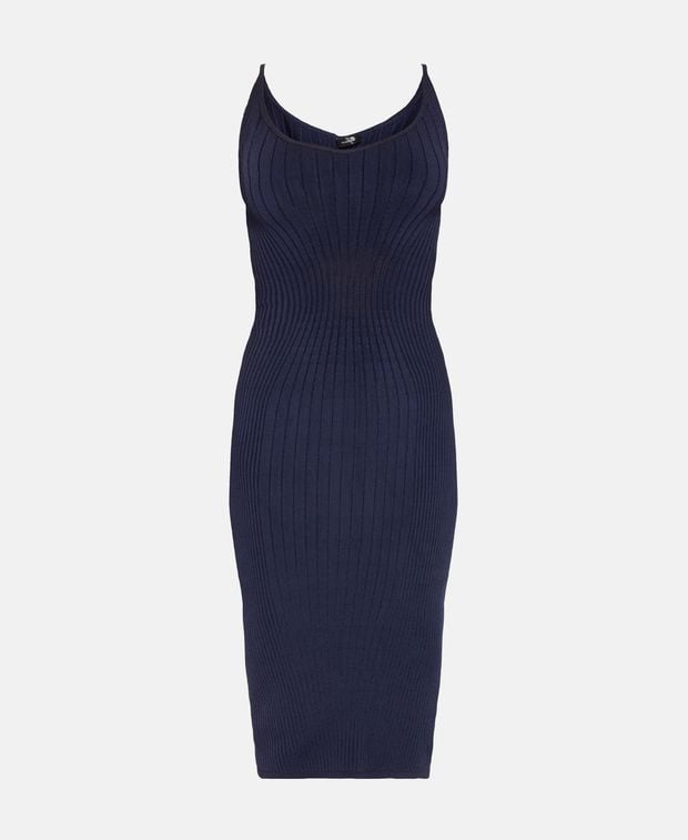 Mugler Ribbed dress