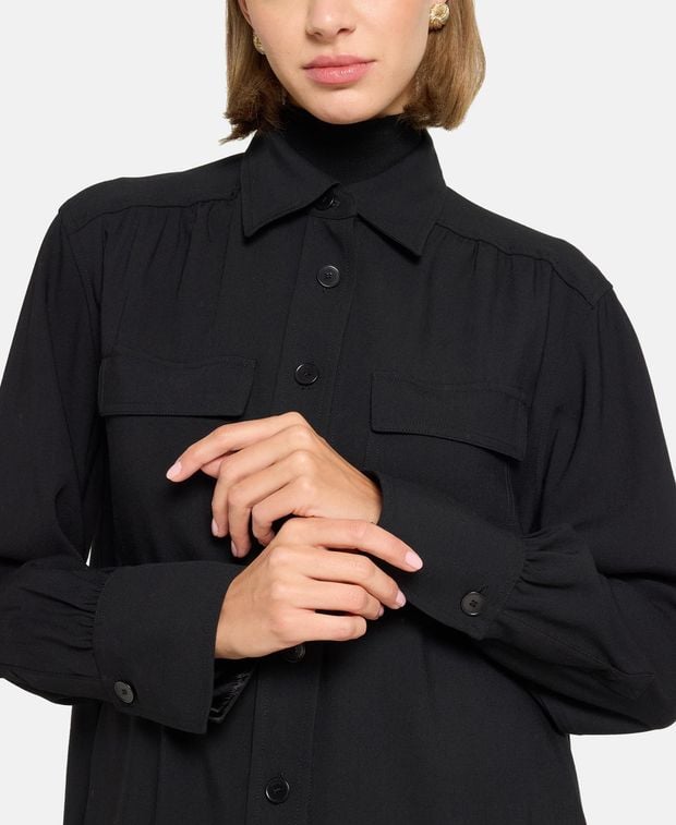 Joseph Wool-blend blouse Perle