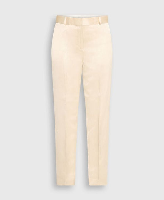 Toteme Satin trousers Ecru
