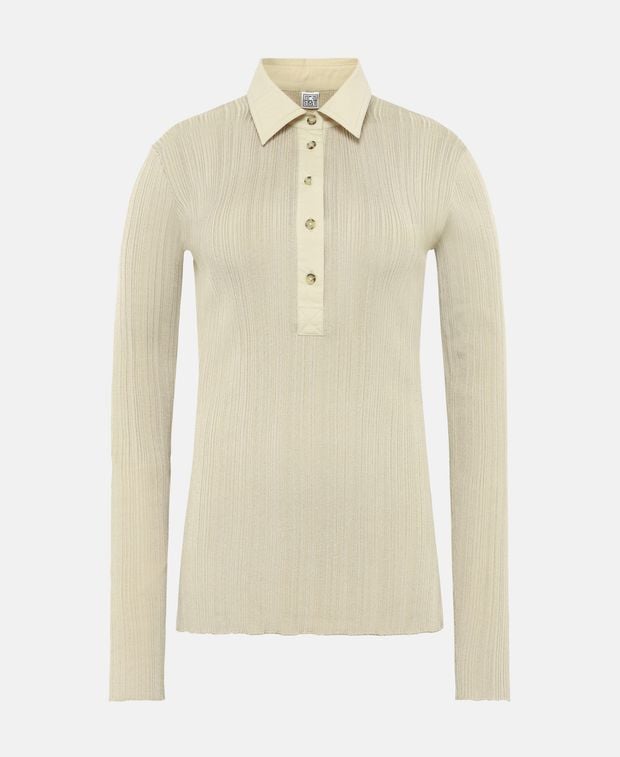 Toteme Knitted polo shirt