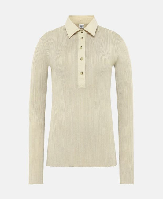 Toteme Knitted polo shirt