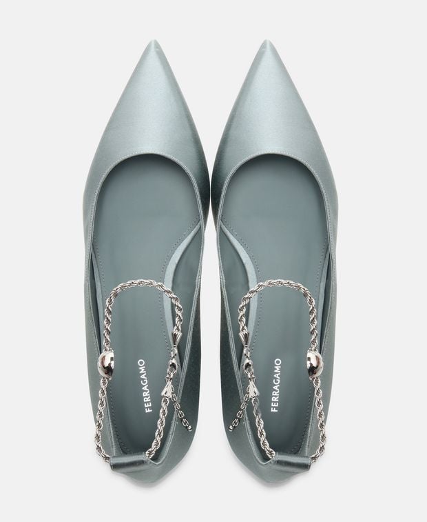 Salvatore Ferragamo Ballerina flat with straps Dada T