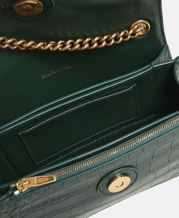 Balenciaga Leather cross body bag Crush