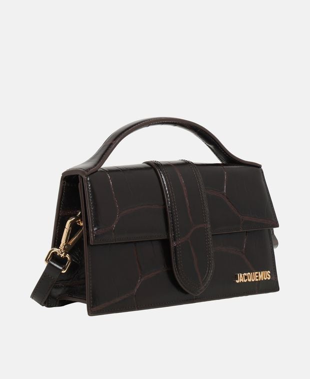 Jacquemus Leather shoulder bag Le Grand Bambino