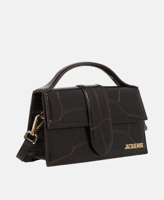 Jacquemus Leather shoulder bag Le Grand Bambino