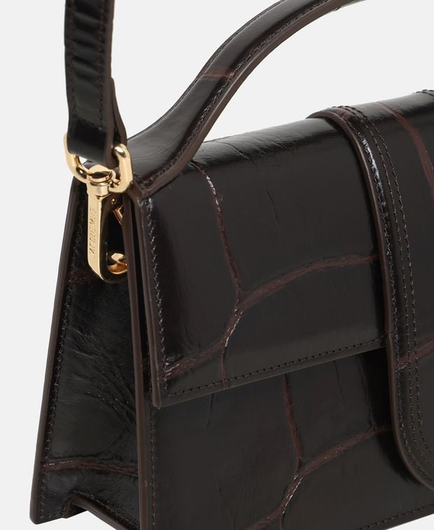 Jacquemus Leather shoulder bag Le Grand Bambino