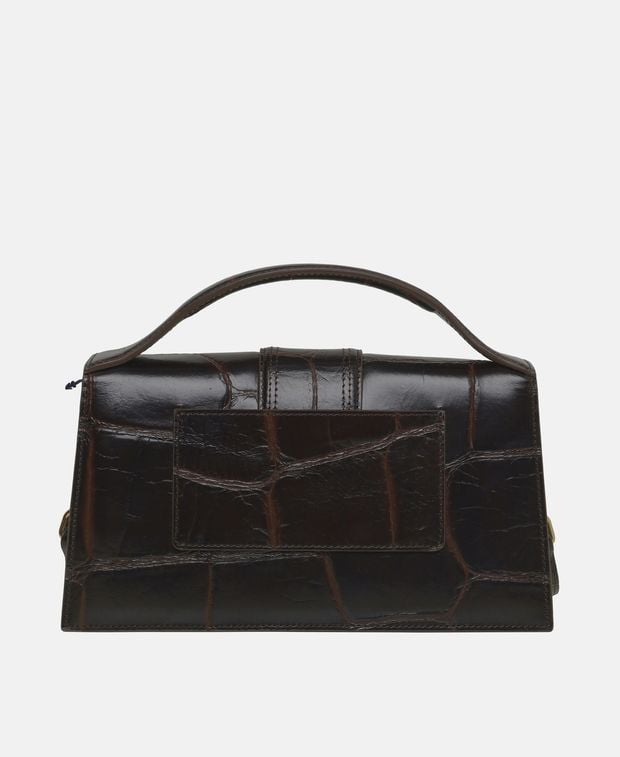 Jacquemus Leather shoulder bag Le Grand Bambino
