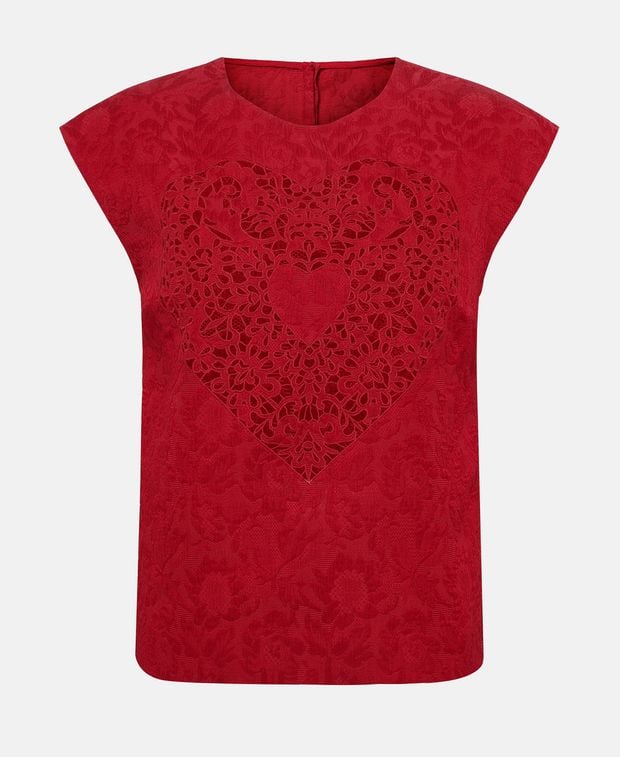 Dolce & Gabbana Silk-blend top