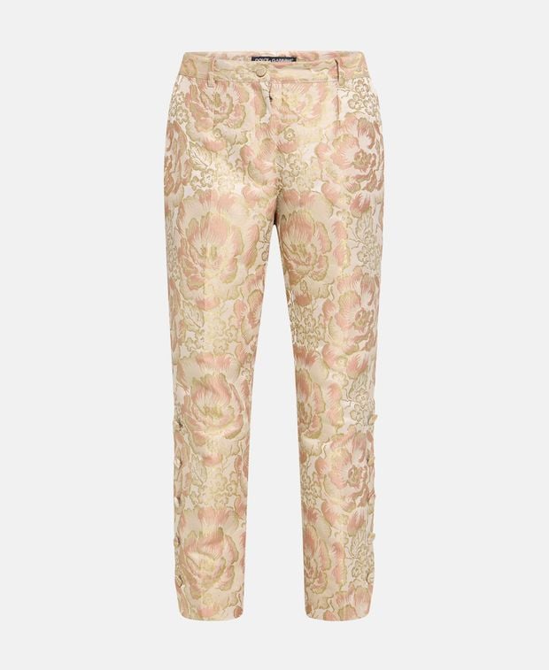Dolce & Gabbana Silk-blend trousers