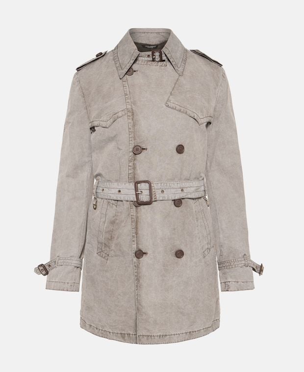 Dolce & Gabbana Denim trench coat