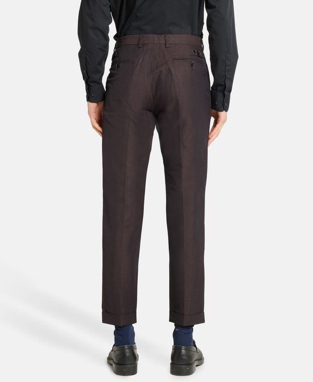 Dolce & Gabbana Linen-blend trousers G611AT