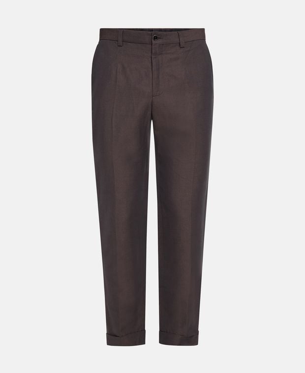 Dolce & Gabbana Linen-blend trousers G611AT