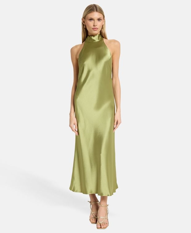 Galvan Satin dress Sienna
