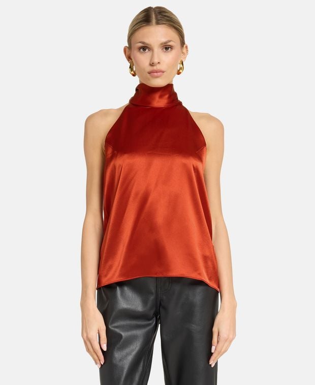 Galvan Satin top Sienna