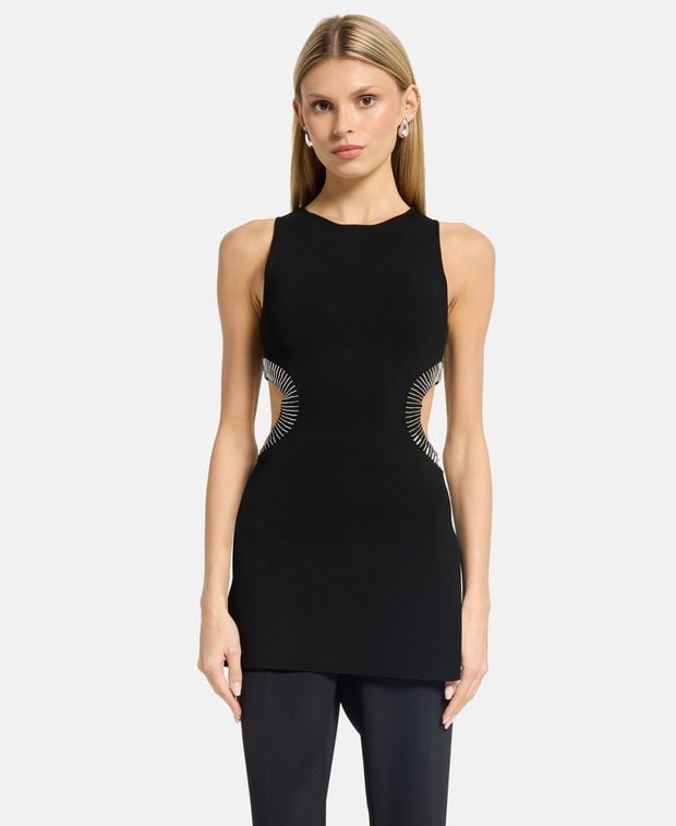 Galvan Sleeveless top Mirrored Luna
