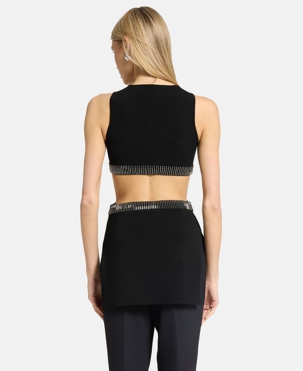 Galvan Sleeveless top Mirrored Luna