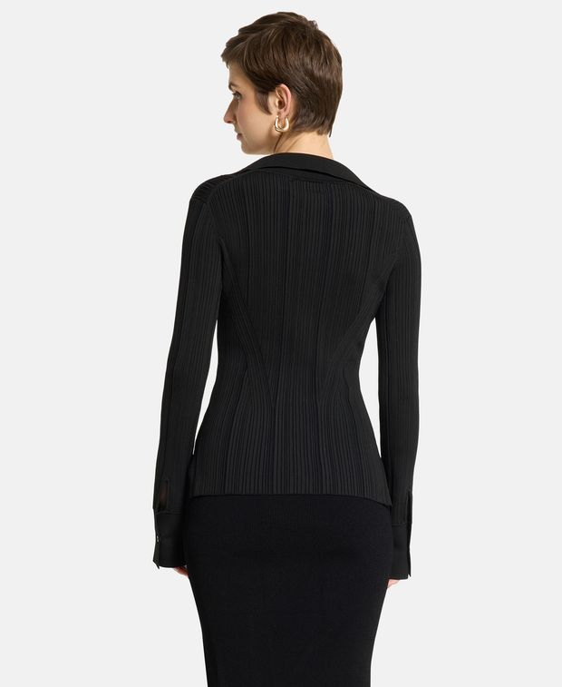 Galvan Knitted jumper Plisse Dawn