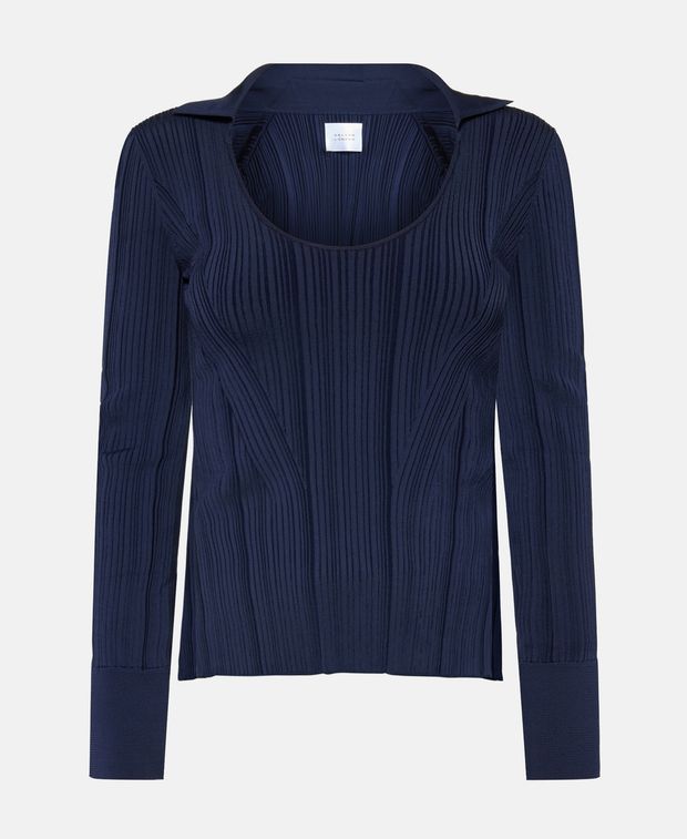 Galvan Knitted jumper Plisse Dawn