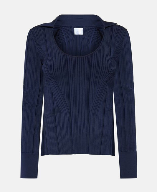 Galvan Knitted jumper Plisse Dawn