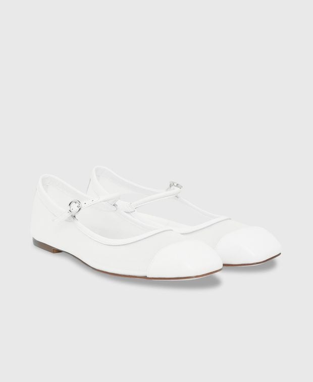 Aeyde Ballerina flat with straps Uma