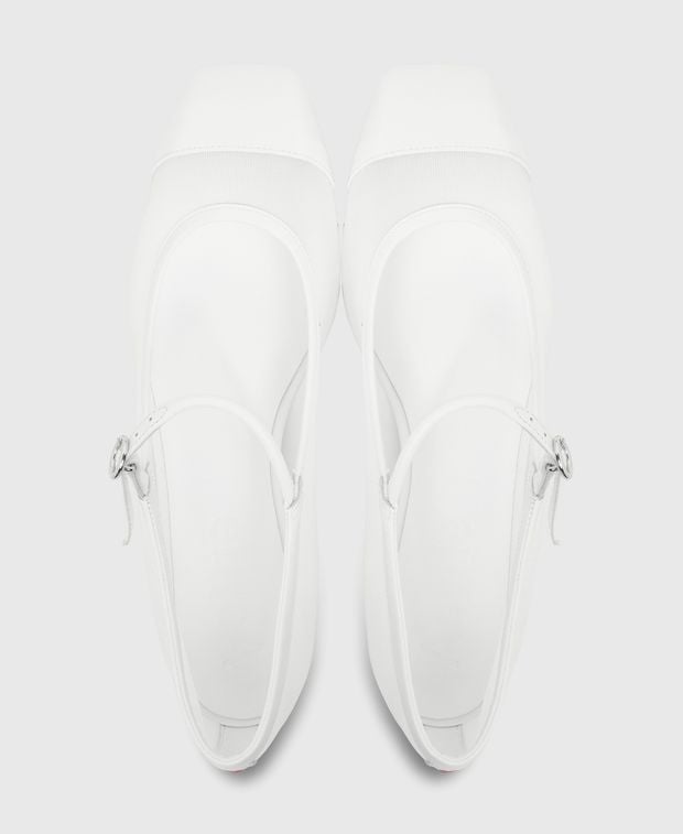 Aeyde Ballerina flat with straps Uma