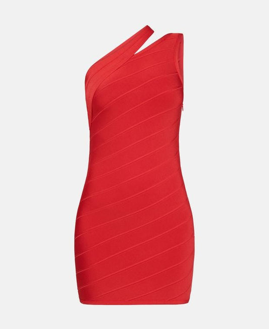 Hervé Léger Paris One-shoulder dress Molly