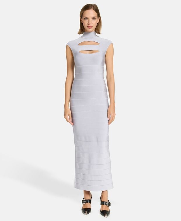 Hervé Léger Paris Ribbed dress